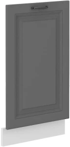 Front do zmywarki z panelem zakrytym STILO 45 cm  Szary/Biały