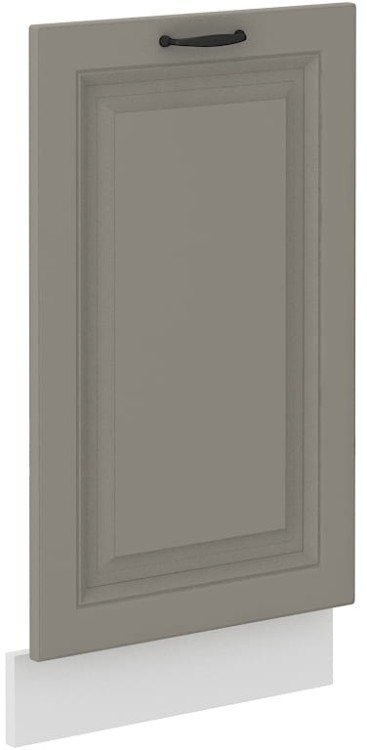 Front do zmywarki Gliniasty Szary/Biały z panelem zakrytym STILO 45 cm