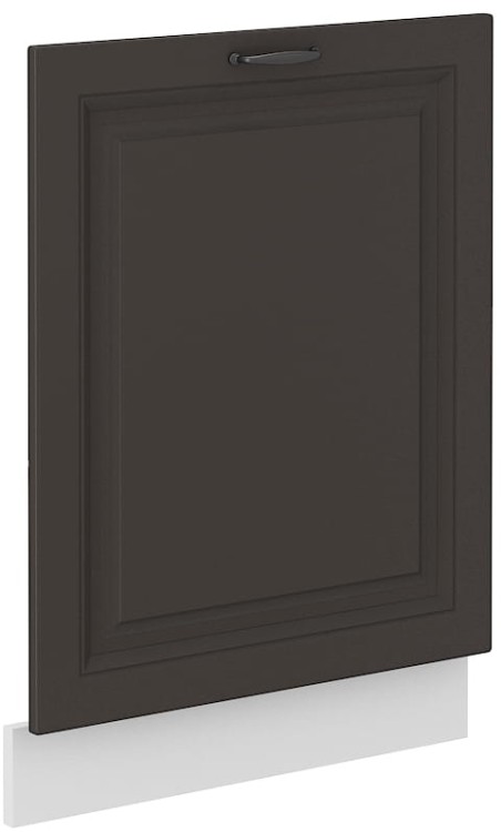Front do zmywarki STILO 60 cm  Grafit/Biały z panelem zakrytym