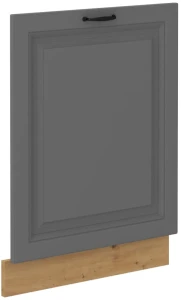 Front do zmywarki z panelem zakrytym STILO 60 cm  Szary/Dąb Artisan