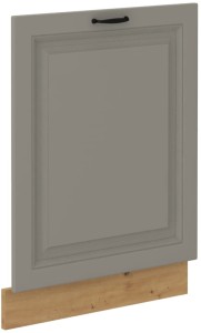 Front do zmywarki z panelem zakrytym STILO 60 cm  Gliniasty Szary/Dąb Artisan