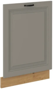 Front do zmywarki z panelem zakrytym STILO 60 cm  Gliniasty Szary/Dąb Artisan