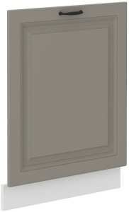 Front do zmywarki z panelem zakrytym STILO 60 cm  Gliniasty Szary/Biały