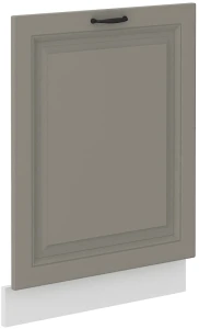 Front do zmywarki z panelem zakrytym STILO 60 cm  Gliniasty Szary/Biały