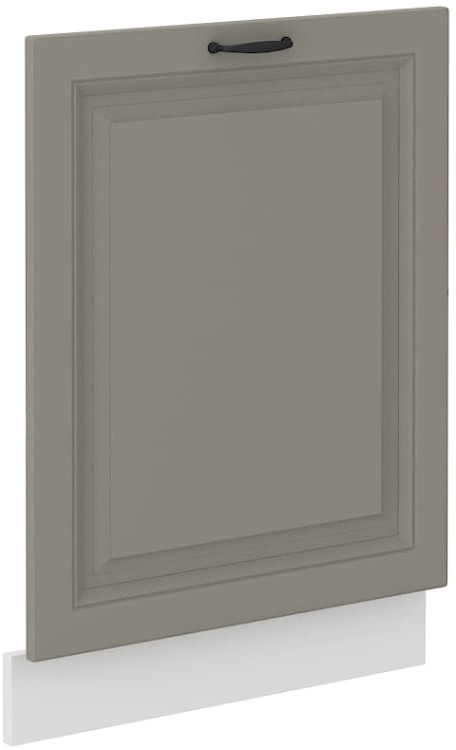 Front do zmywarki STILO 60 cm  Gliniasty Szary/Biały z panelem zakrytym