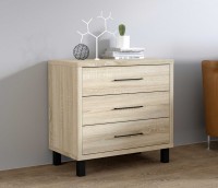 Komoda z 3 szufladami do pokoju Roma 801 3S Dąb Sonoma