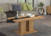 Stolik kawowy Boston 110x60 Dąb Artisan Aranżacja