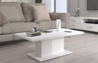 Stolik kawowy Denver 110x60 Biały aranżacja