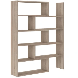 Regał na książki rozsuwany otwarty 138 cm Karol 01 Dąb Sonoma
