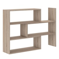 Regał na książki rozsuwany otwarty 83 cm Karol 03 Dąb Sonoma