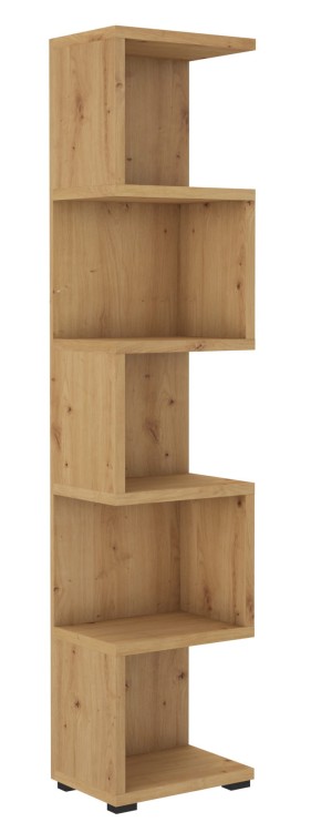 Regał otwarty wysoki 184 cm More 01 Dąb Artisan