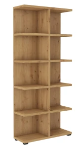Regał otwarty wysoki biblioteczka 184 cm More 05 Dąb Artisan