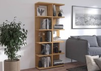 Regał otwarty wysoki biblioteczka 184 cm More 05 Dąb Artisan Aranżacja