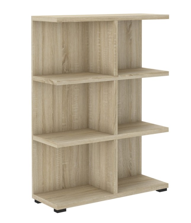 Regał otwarty niski biblioteczka 112 cm More 06 Dąb Sonoma
