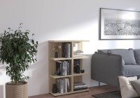 Regał otwarty niski biblioteczka 112 cm More 06 Dąb Sonoma Aranżacja