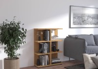 Regał otwarty niski biblioteczka 112 cm More 06 Dąb Artisan Aranżacja