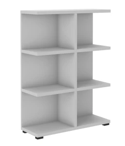 Regał otwarty niski biblioteczka 112 cm More 06 Szary