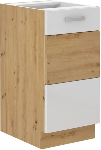 Szafka kuchenna dolna ARTISAN HG 40 D 1F Biały/Dąb Artisan