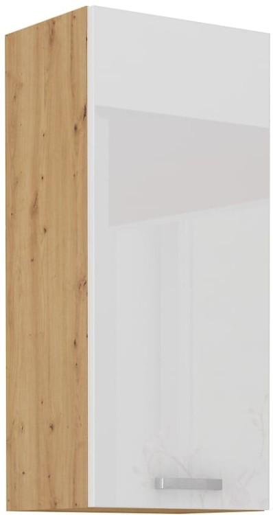 Szafka wisząca kuchenna w kolorze biały/dąb artisan kolekcja ARTISAN HG 40 G-90 1F