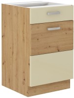 Dolna szafka ARTISAN HG 50 D 1F 1S Krem/Dąb Artisan