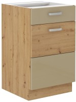 Dolna szafka ARTISAN HG 50 D 1F 1S Cappucino/Dąb Artisan
