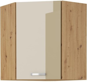 Szafka kuchenna wisząca górna narożna ARTISAN HG 58x58 GN-72 1F Cappucino/Dąb Artisan