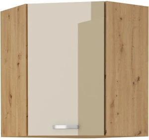 Szafka kuchenna wisząca górna narożna ARTISAN HG 58x58 GN-72 1F Cappucino/Dąb Artisan