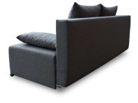 sofa rozkładana z funkcją spania graf od tyłu