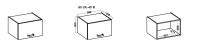 Szafka kuchenna wisząca górna EKO 60 OK-40 Biały Wymiary