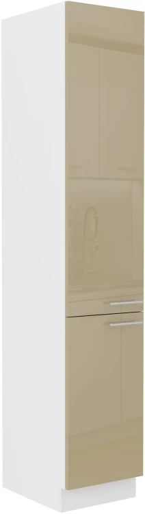 Wysoka szafka Cappucino/Biały kuchenna słupek LARA 40 DK-210 2F