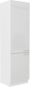 Wysoka szafka kuchenna słupek LARA 60 DK-210 2F Biały/Biały