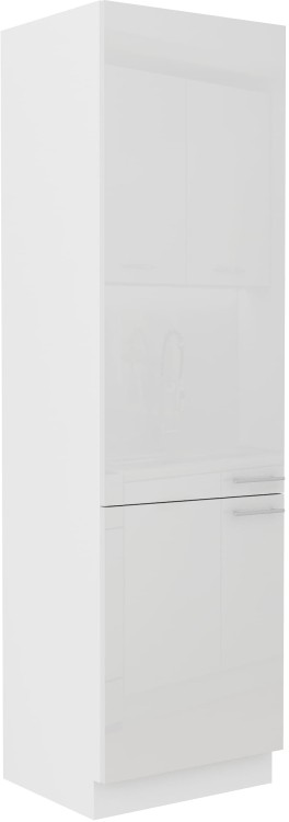 Wysoka szafka kuchenna słupek LARA 60 DK-210 2F Biały/Biały