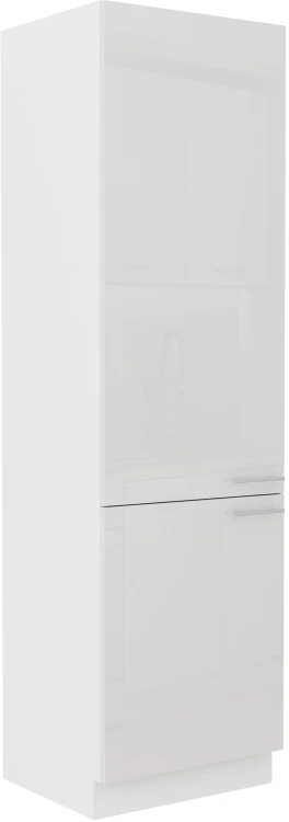 Wysoka szafka kuchenna słupek LARA 60 DK-210 2F Biały/Biały