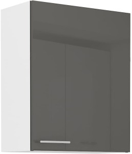 Szafka kuchenna wisząca górna LARA 60 G-72 1F Grafit/Biały