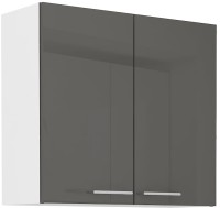Szafka kuchenna LARA 80 G-72 2F wisząca górna  Grafit/Biały