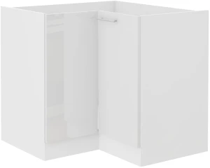 Szafka kuchenna dolna narożna LARA 89x89 DN 1F Biały/Biały