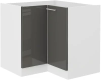 Szafka kuchenna dolna narożna LARA 89x89 DN 1F Grafit/Biały