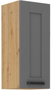 Szafka kuchenna wisząca górna LUNA 30 G-72 1F Szary/Dąb Artisan