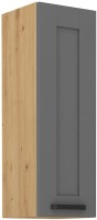 Szafka kuchenna Luna 30 G-90 w kolorze szary/dąb artisan