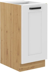 Szafka kuchenna dolna LUNA 40 D 1F BB Biały/Dąb Artisan