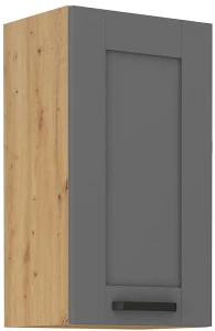 Szafka kuchenna wisząca górna LUNA 40 G-72 1F Szary/Dąb Artisan