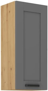 Szafka kuchenna wisząca górna LUNA 40 G-90 1F Szary/Dąb Artisan