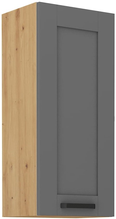 Szafka kuchenna Luna w kolorze szary/dąb artisan o wymiarze 40 G-90 1F
