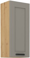 Wisząca szafka kuchenna LUNA kolor gliniasty szary/dąb artisan 40 G-90 1F