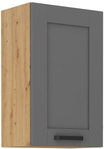 Szafka kuchenna wisząca górna LUNA 45 G-72 1F Szary/Dąb Artisan