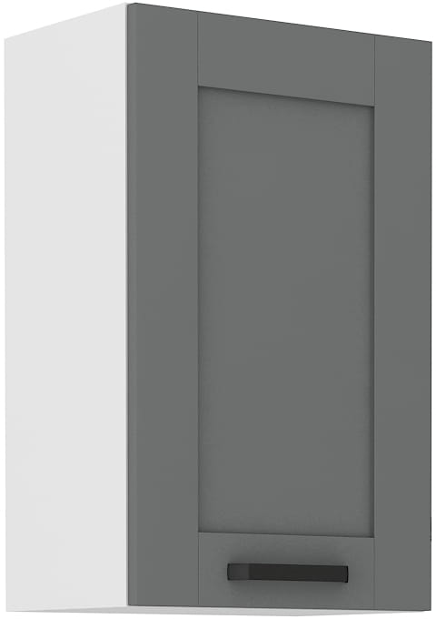 Wisząca szafka kuchenna LUNA w kolorze szary/biały 45 G-72 1F