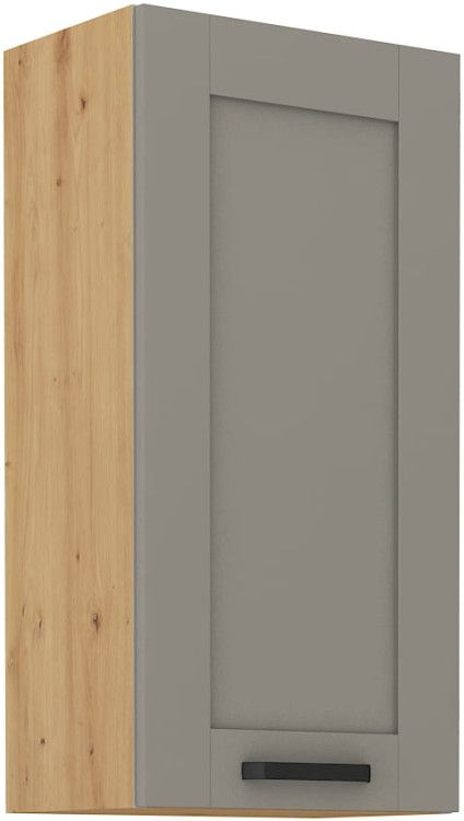 Szafka do kuchni górna LUNA 45 G-90 1F Gliniasty Szary/Dąb Artisan
