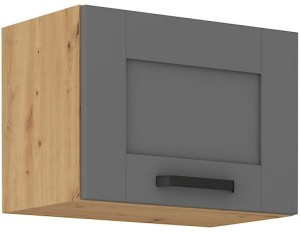 Szafka kuchenna wisząca górna LUNA 50 GU-36 1F Szary/Dąb Artisan