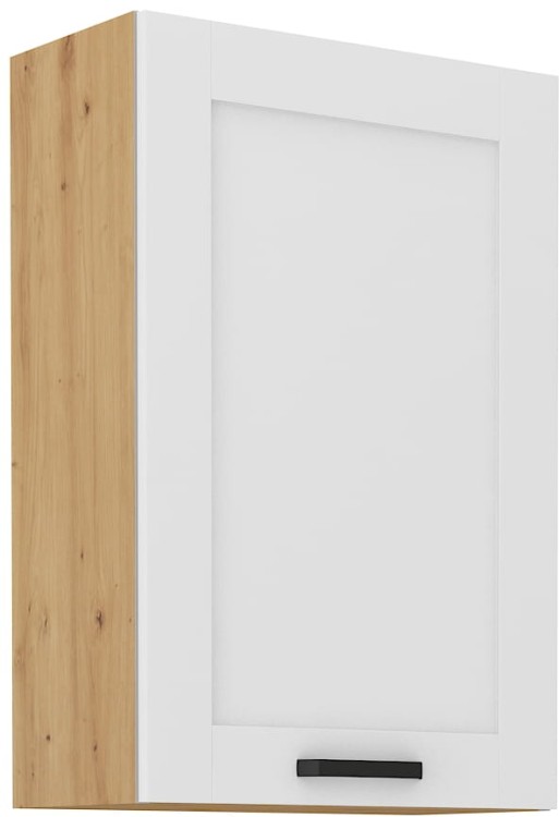 Górna szafka wisząca do kuchni z kolekcji LUNA 60 G-90 1F Dąb Artisan/Biały