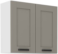 Górna szafka wisząca do kuchni z kolekcji LUNA 80 G-72 2F Gliniasty Szary/Biały